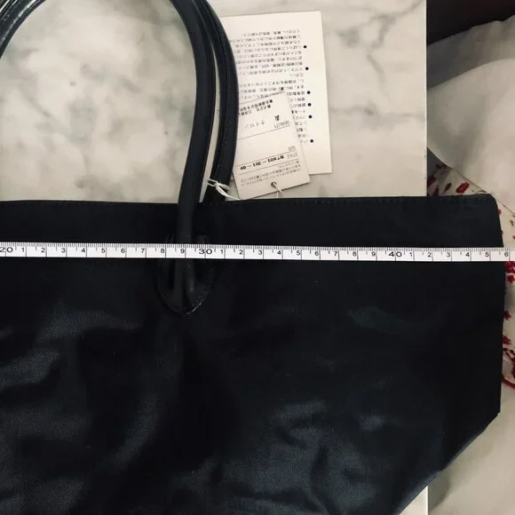 NWT BURBERRY Blue Label Japan Exclusive Nylon & Leather Tote RARE Deadstock - Picture 10 of 13